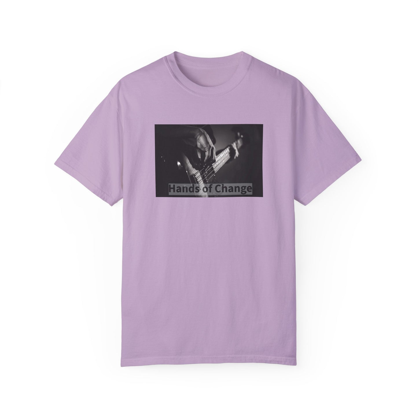 Hands of Change \ Erase Dupuytren's \ Bass Guitar Unisex Garment-Dyed T-shirt