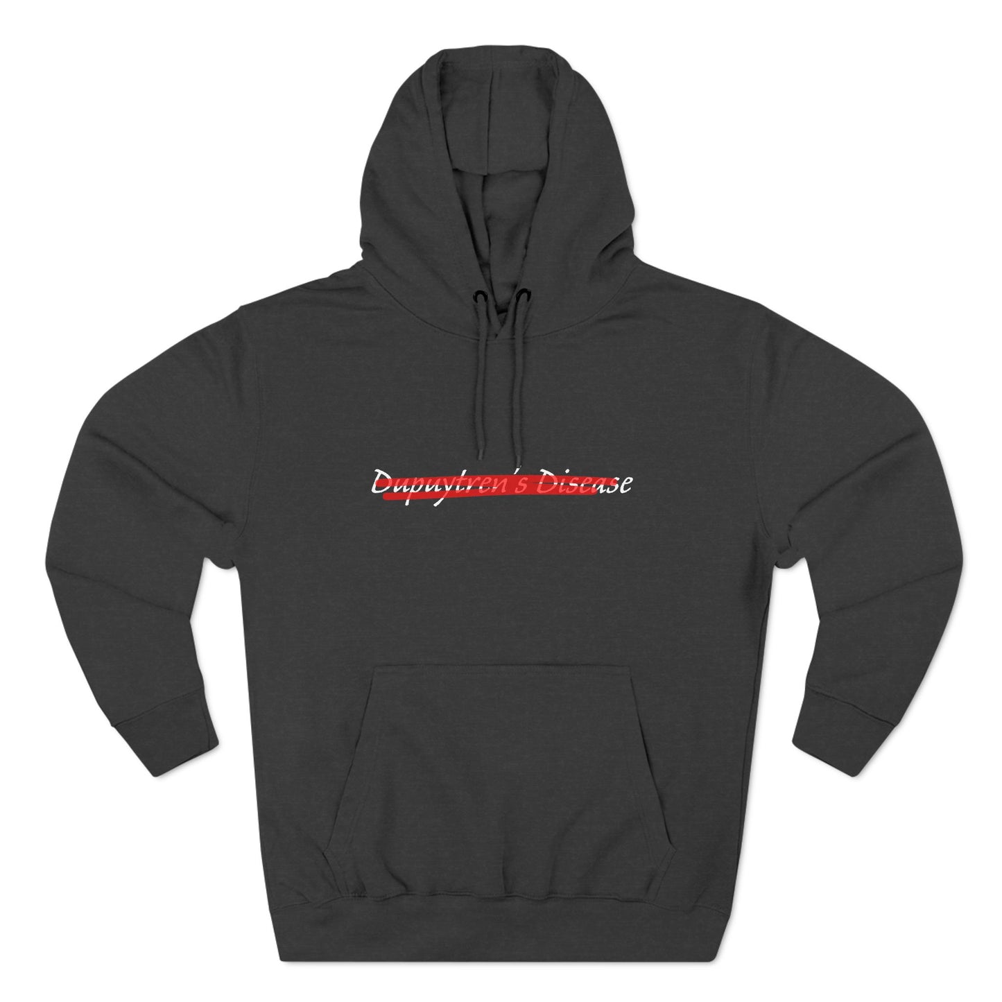 Erase Dupuytren's Disease | Unisex Three-Panel Fleece Hoodie