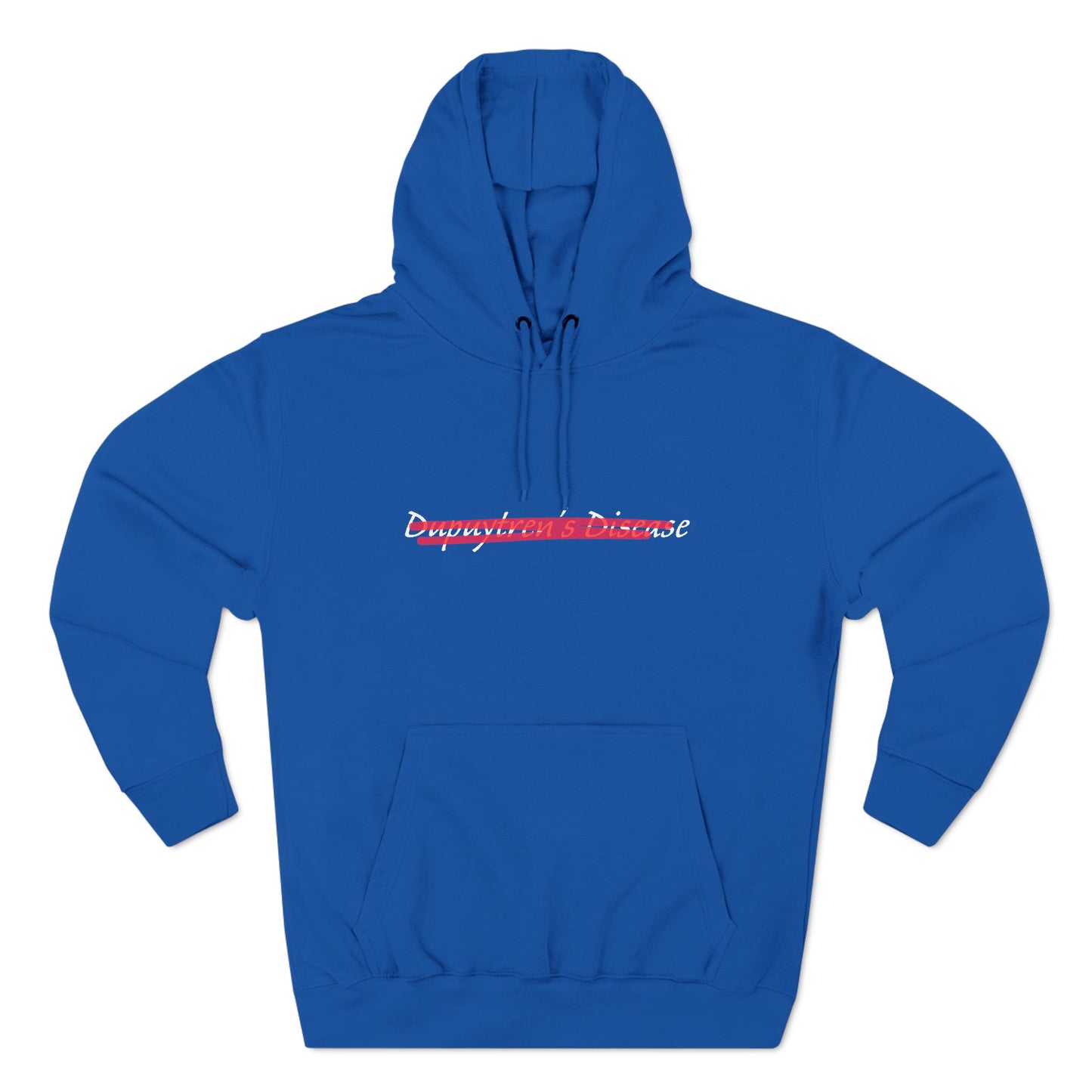 Erase Dupuytren's Disease | Unisex Three-Panel Fleece Hoodie