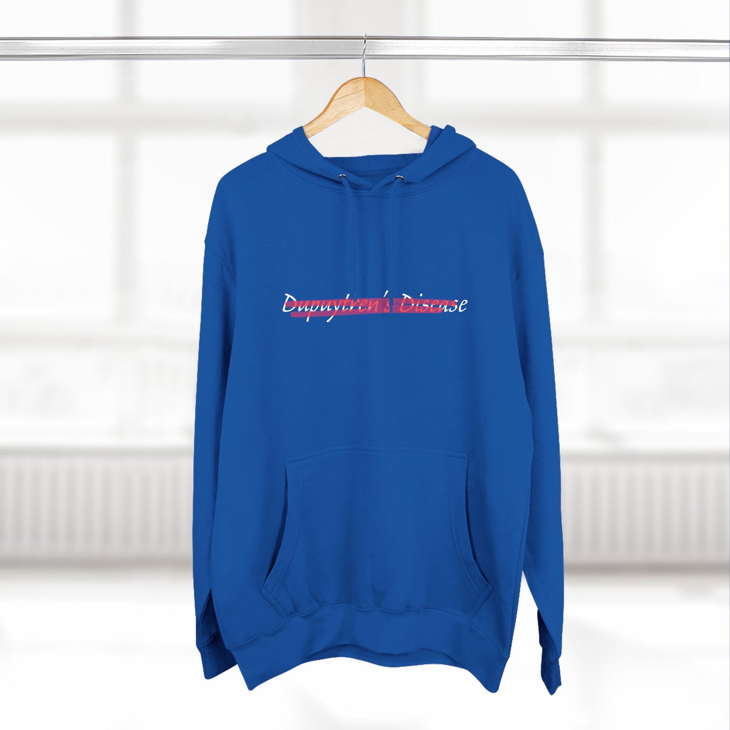 Erase Dupuytren's Disease | Unisex Three-Panel Fleece Hoodie